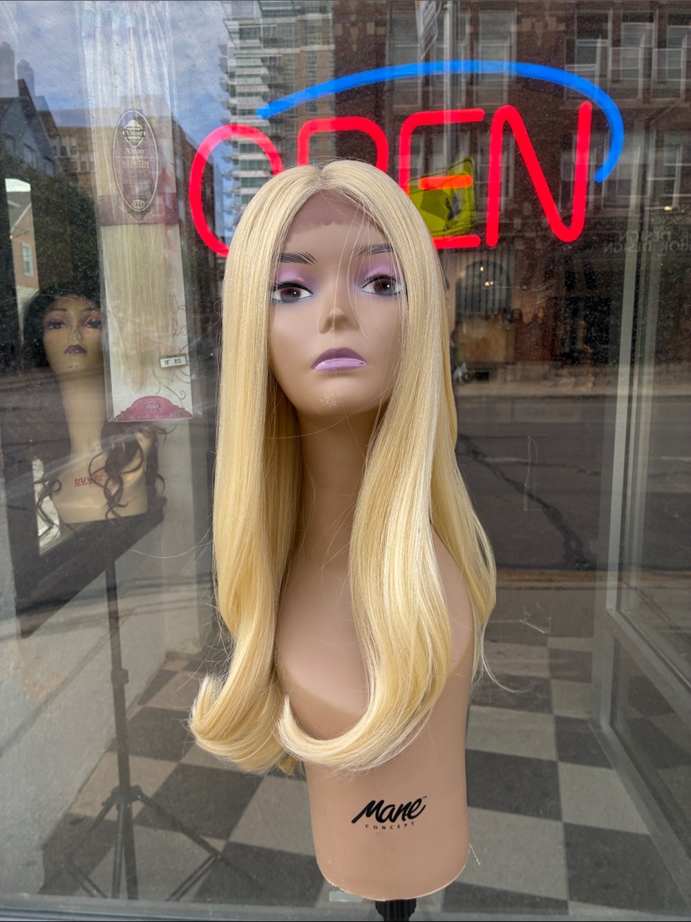 Long Straight Blonde Wig - Classic Light Blonde
